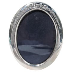 Used Small Old-Fashioned English Sterling Silver Picture Frame
