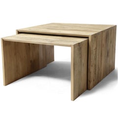 Small Old Fir Coffee Table, Made in Italy