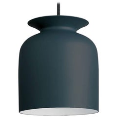 Small Oliver Schick Ronde Pendant in Anthracite Grey for GUBI