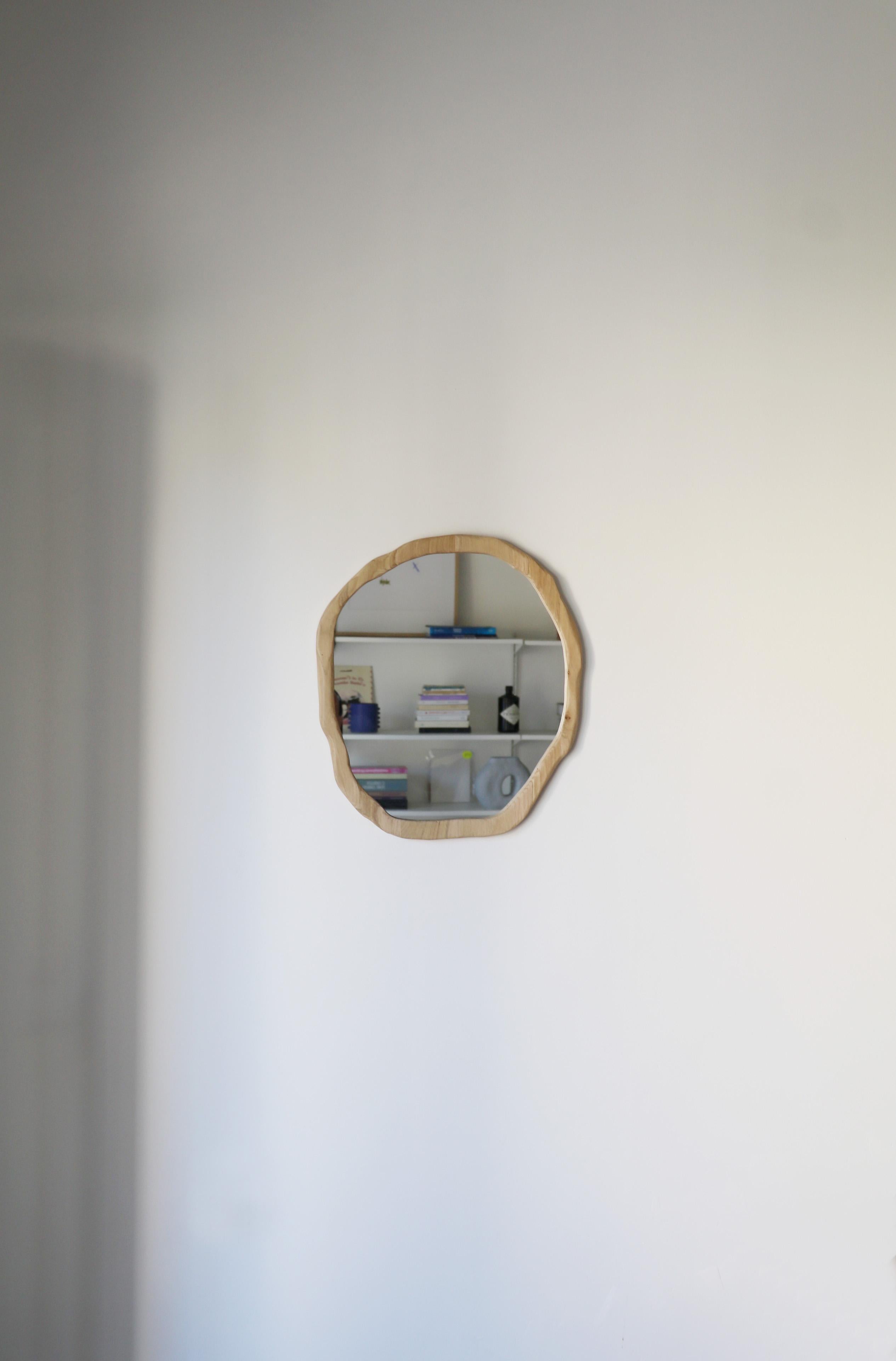 Modern Small Ondulation Mirror by Alice Lahana Studio