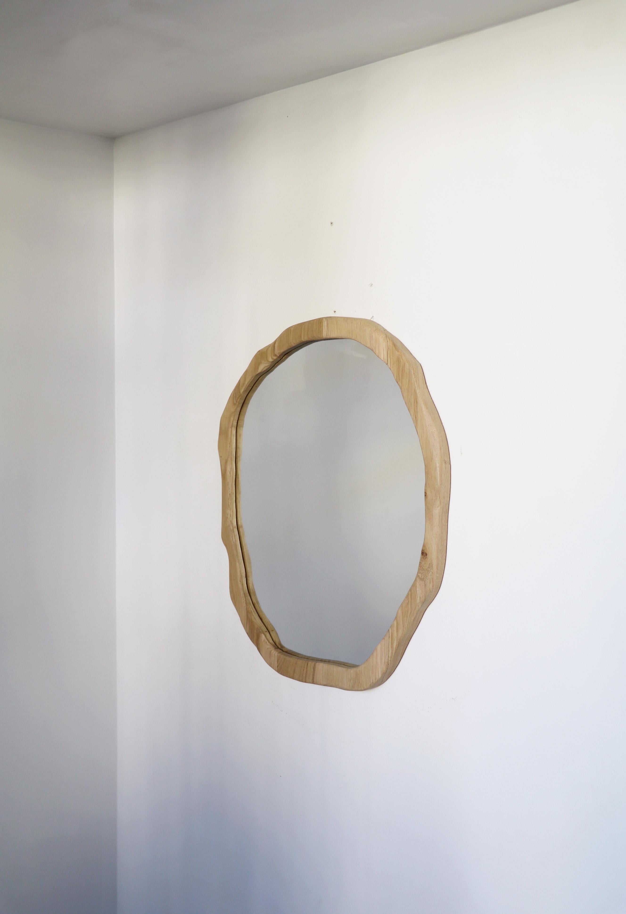 French Small Ondulation Mirror by Alice Lahana Studio