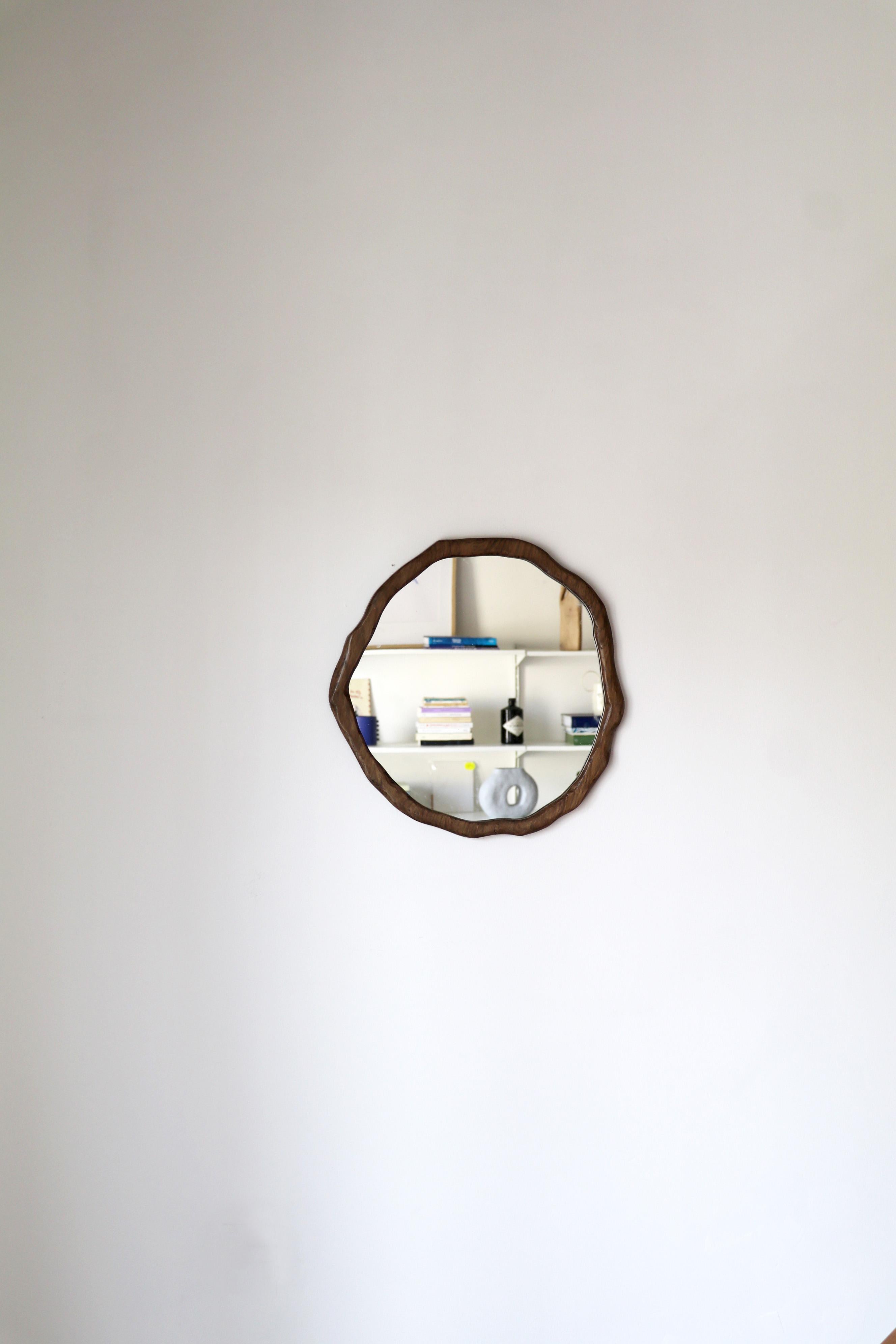 Contemporary Small Ondulation Mirror by Alice Lahana Studio For Sale