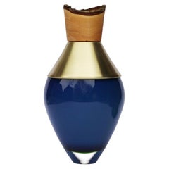Petit vase d'Inde bleu opale I, Pia Wüstenberg