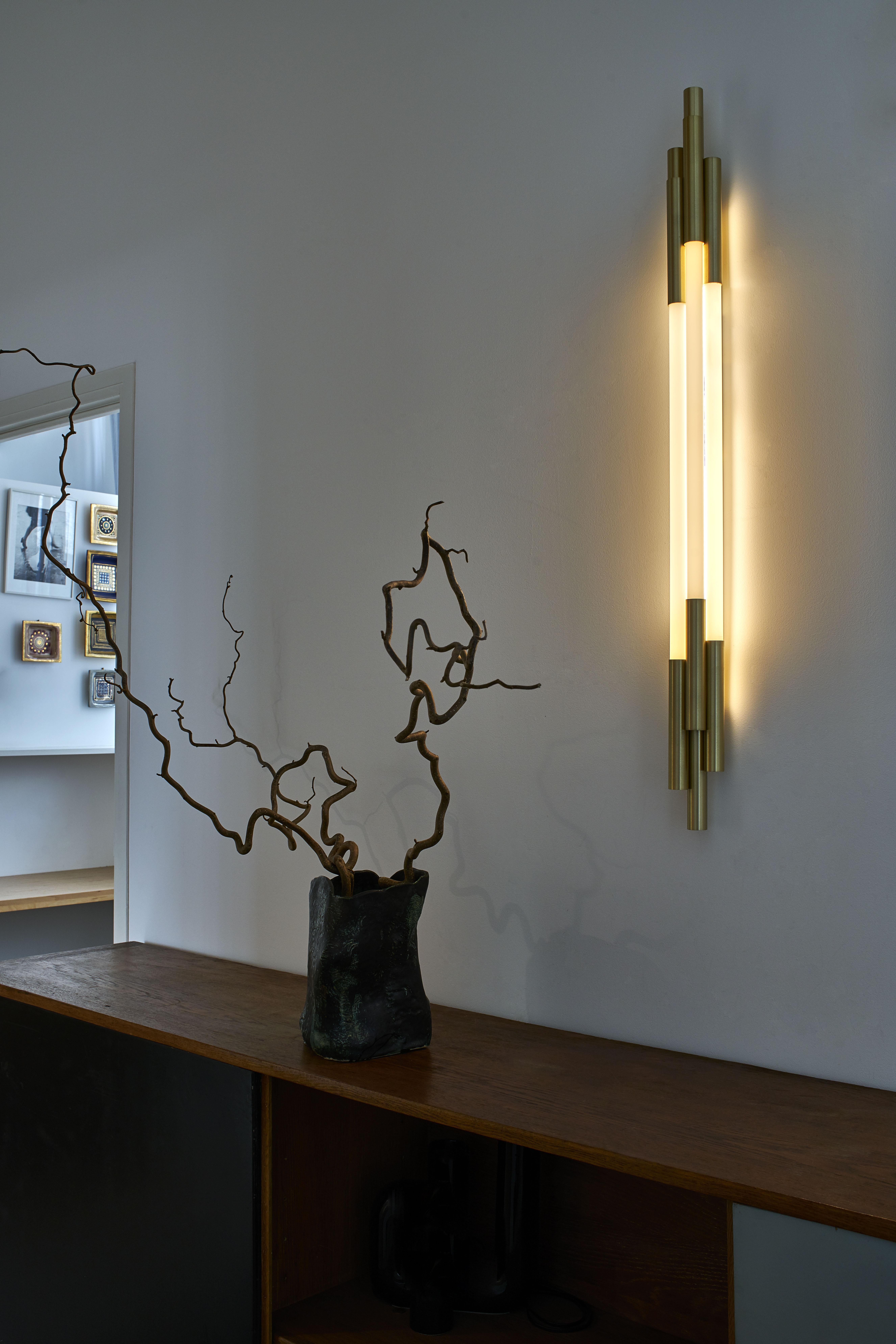 Contemporary Small Org Wall Lamp by Sebastian Summa For Sale