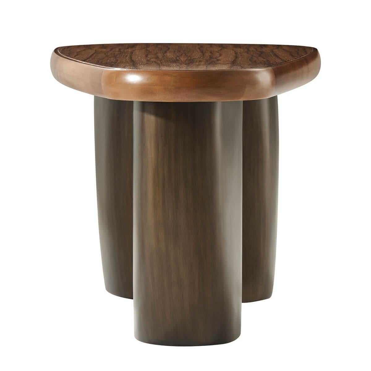 Wood Small Organic Modern Cocktail Table For Sale