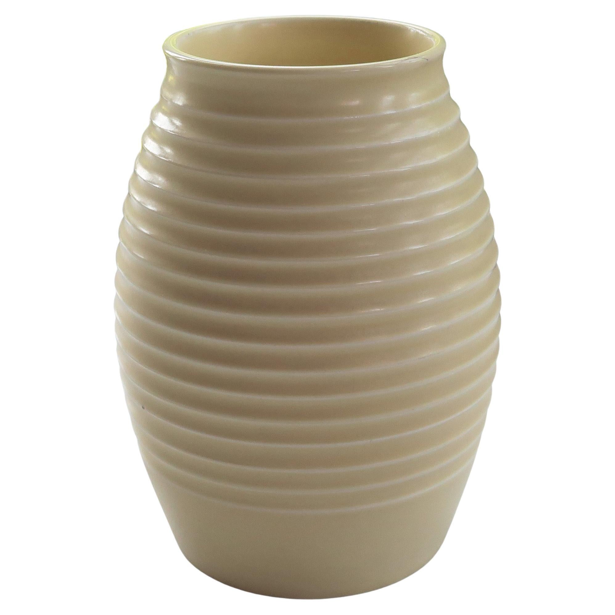 Small Original Art Deco Ceramic Vase by Keith Murray, C.1930