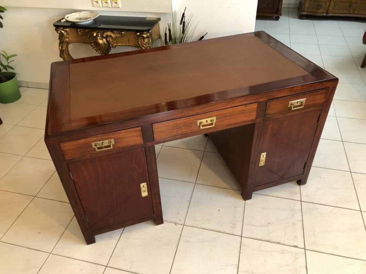 Small Original Art Nouveau Desk Secretary Made of Cherrywood For Sale 1