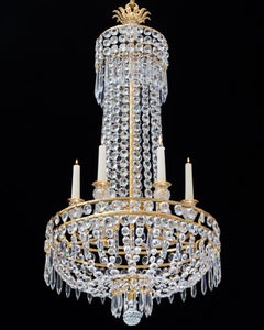 Small Ormolu Mounted Regency Chandelier by John Blades