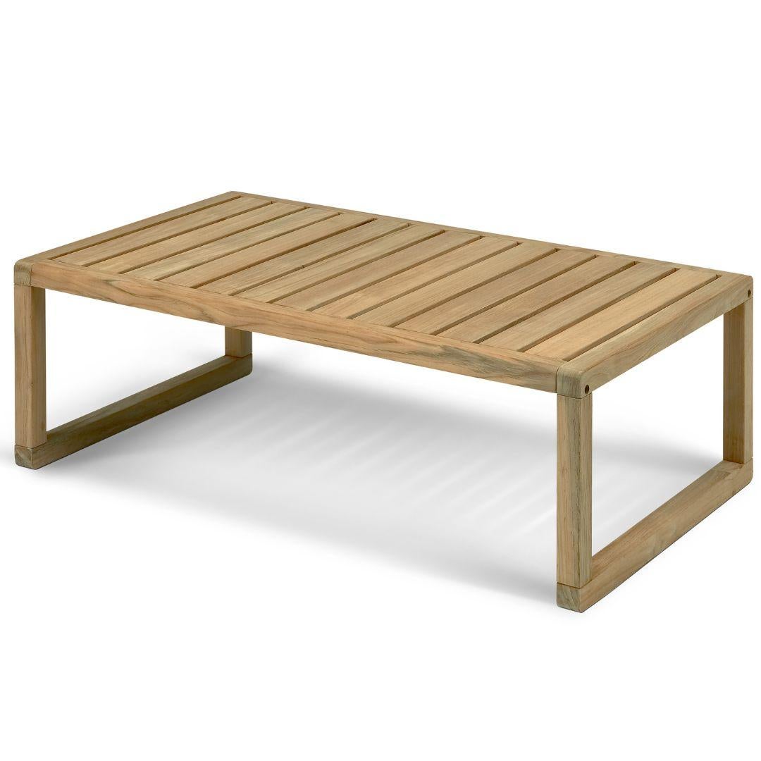 Small Outdoor 'Virkelyst' Coffee Table in Teak for Skagerak For Sale 2