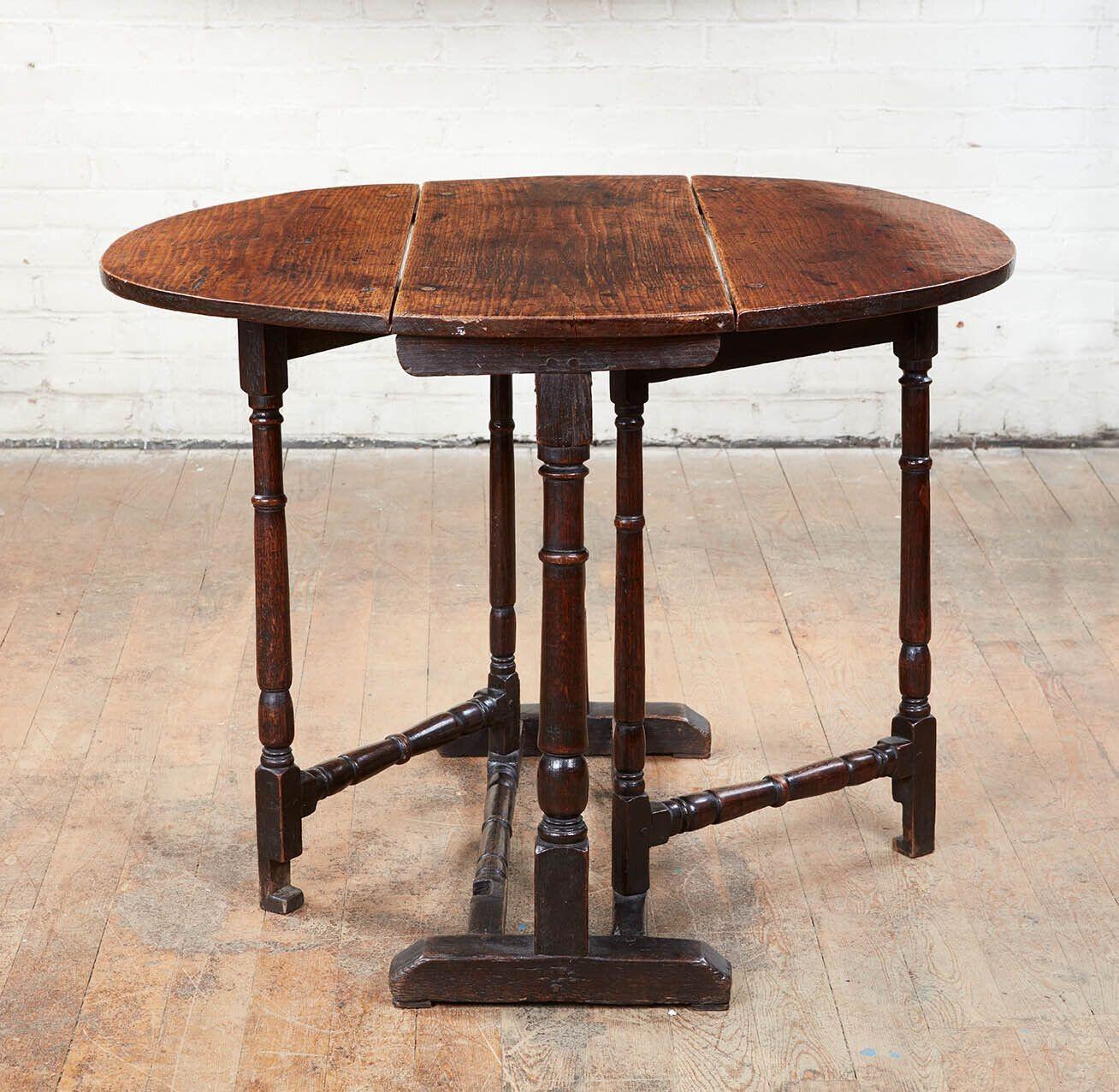 gateleg table with chair storage