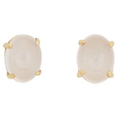 Moonstone Stud Earrings