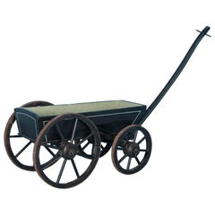 Small Painted Antique Child's Farm Wagon