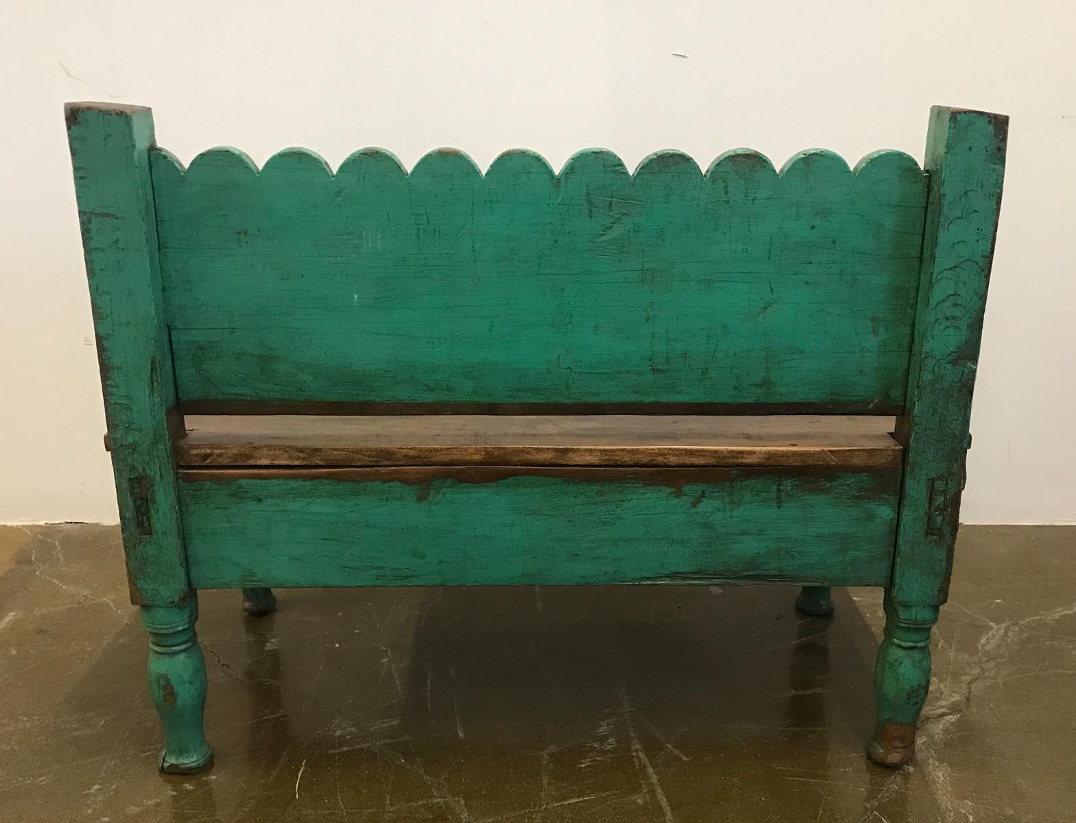 Small Painted Bench 1