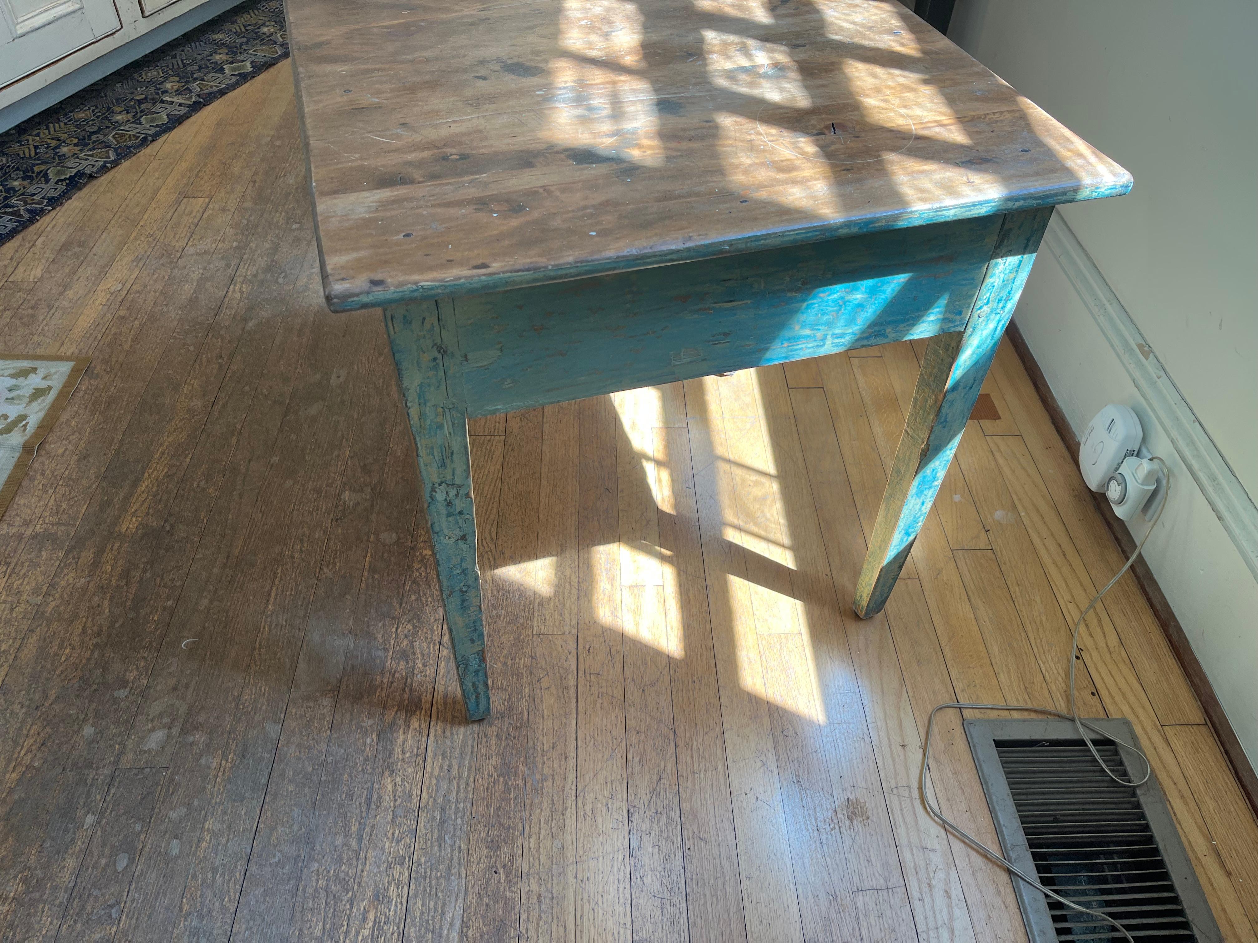 Late 19th Century Small Painted Canadian Table