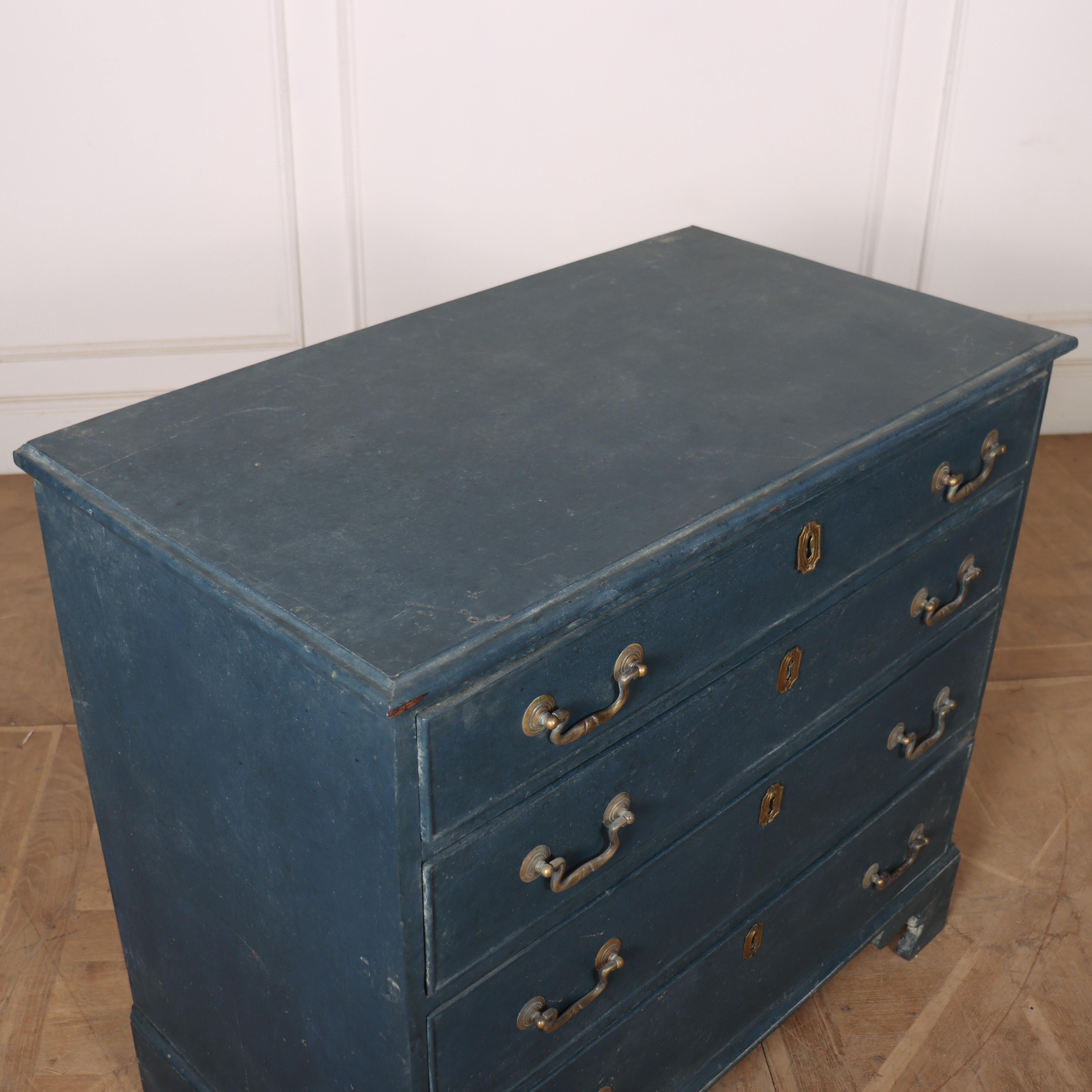 Oak Small Painted Chest of Drawers