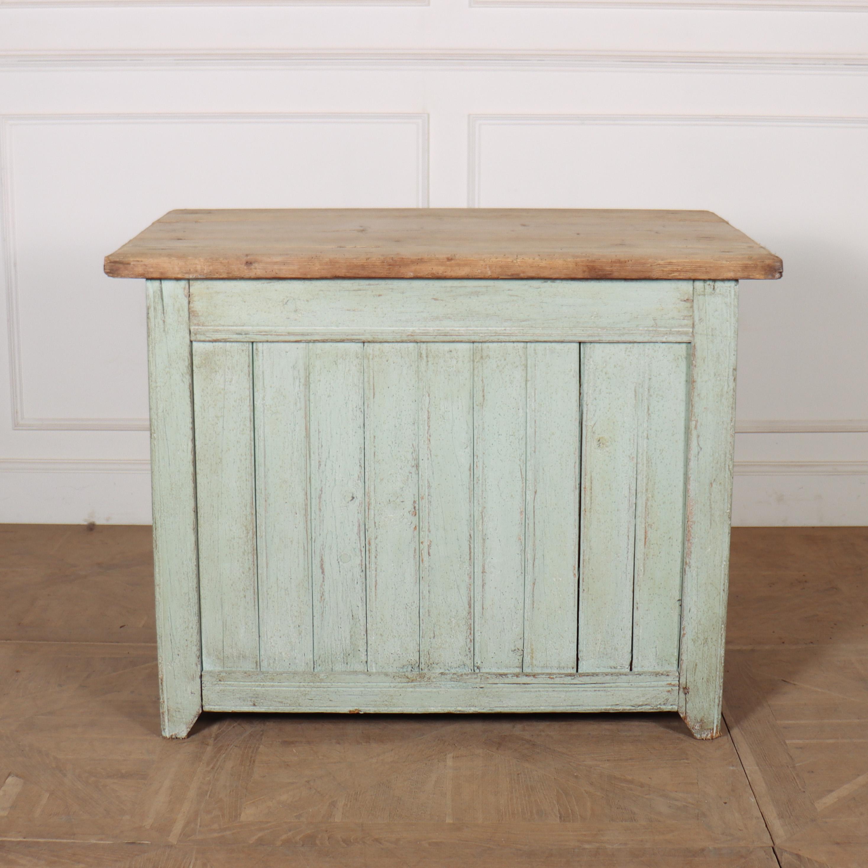 Small Painted Kitchen Island For Sale 1