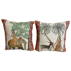 Small Pair of Exotic Cushions