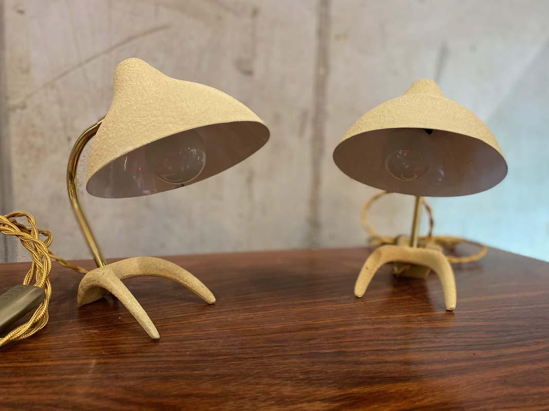 Small Pair of Table Lamps by Louis C. Kalff for Cosack Brothers, 1950s 2