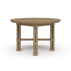 Small Palm Beach Regency Round Dining Table