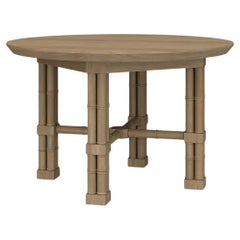 Small Palm Beach Regency Round Dining Table