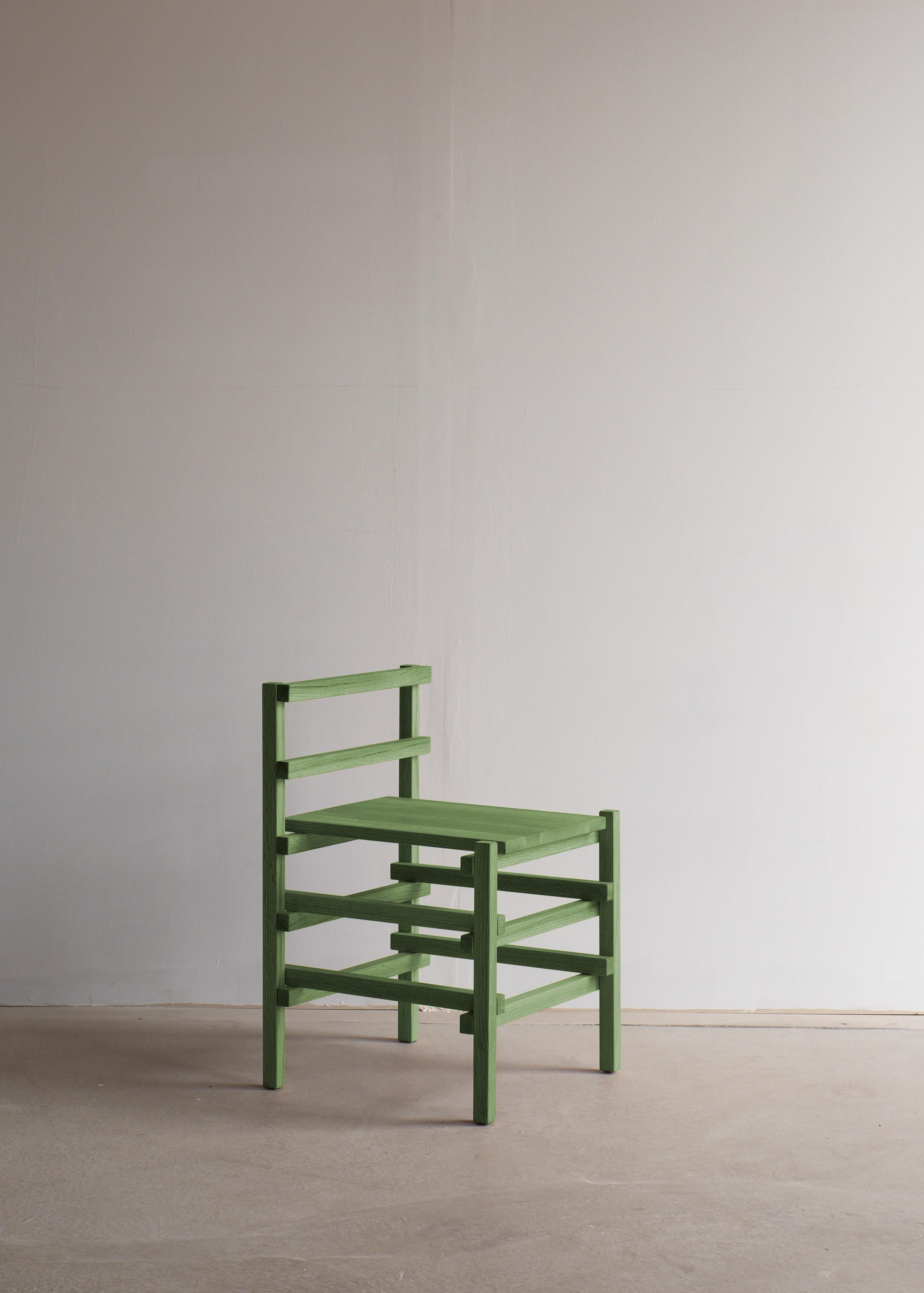 The wooden chair inspired by the flamenco tradition and Spanish heritage beautifully combines elements of tradition and the future. Crafted from solid oak, this chair captures the essence of flamenco culture while boasting a contemporary design that