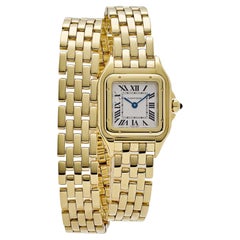 Small Panthère de Cartier WGPN0039 'Ladies' Yellow Gold Quartz