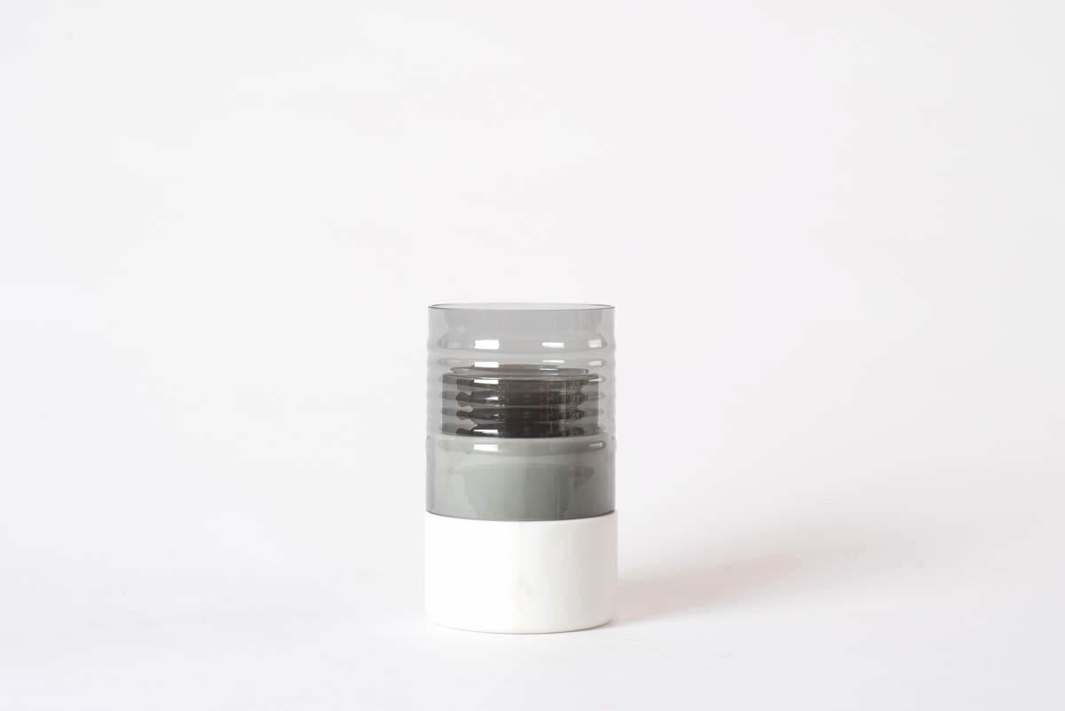 Modern Small Paonazzo Norma Candleholder by Dan Yeffet