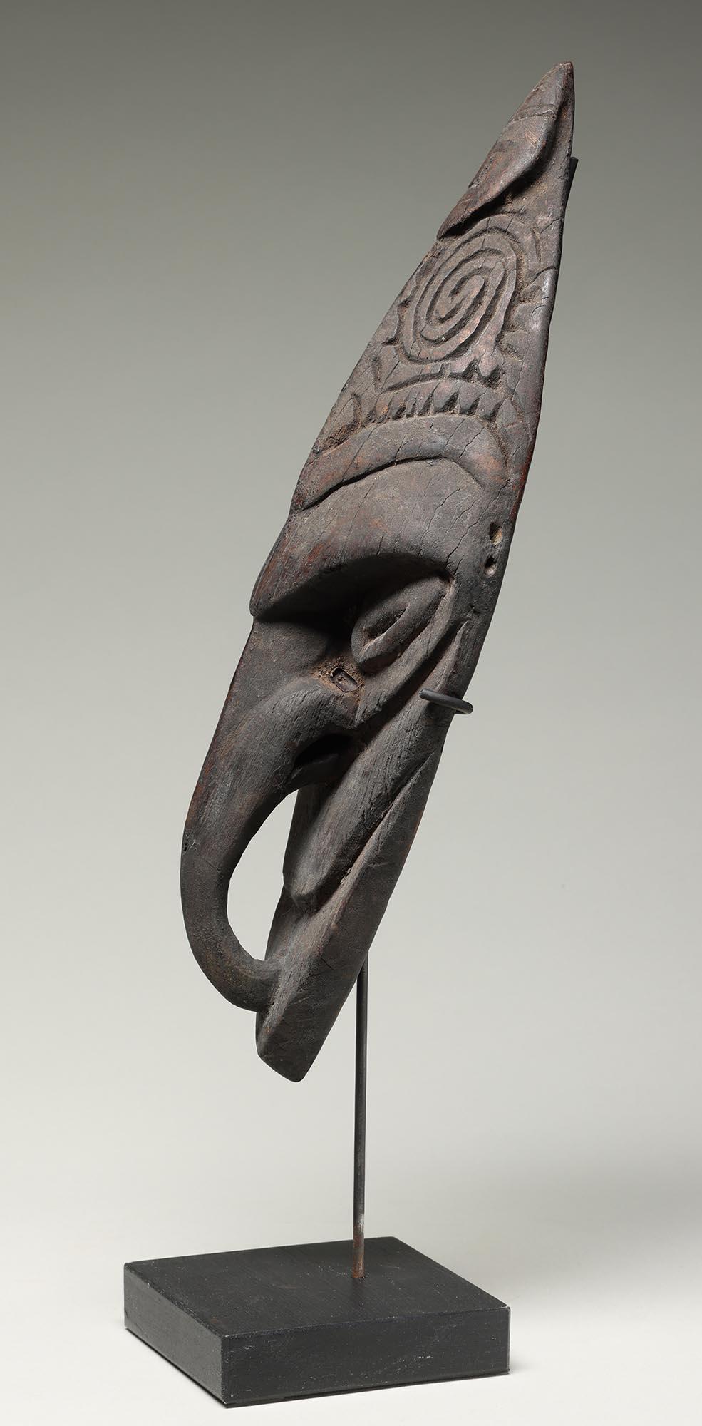 Papouan-néo-guinéen Petit masque d'oiseau de la rivière Sepik de Papouasie-Nouvelle-Guinée en vente