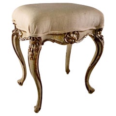 Small Parcel Gilt Vanity Stool Small Parcel Gilt Vanity Stool