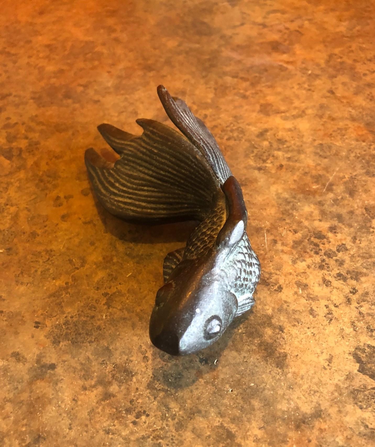 bronze koi fish