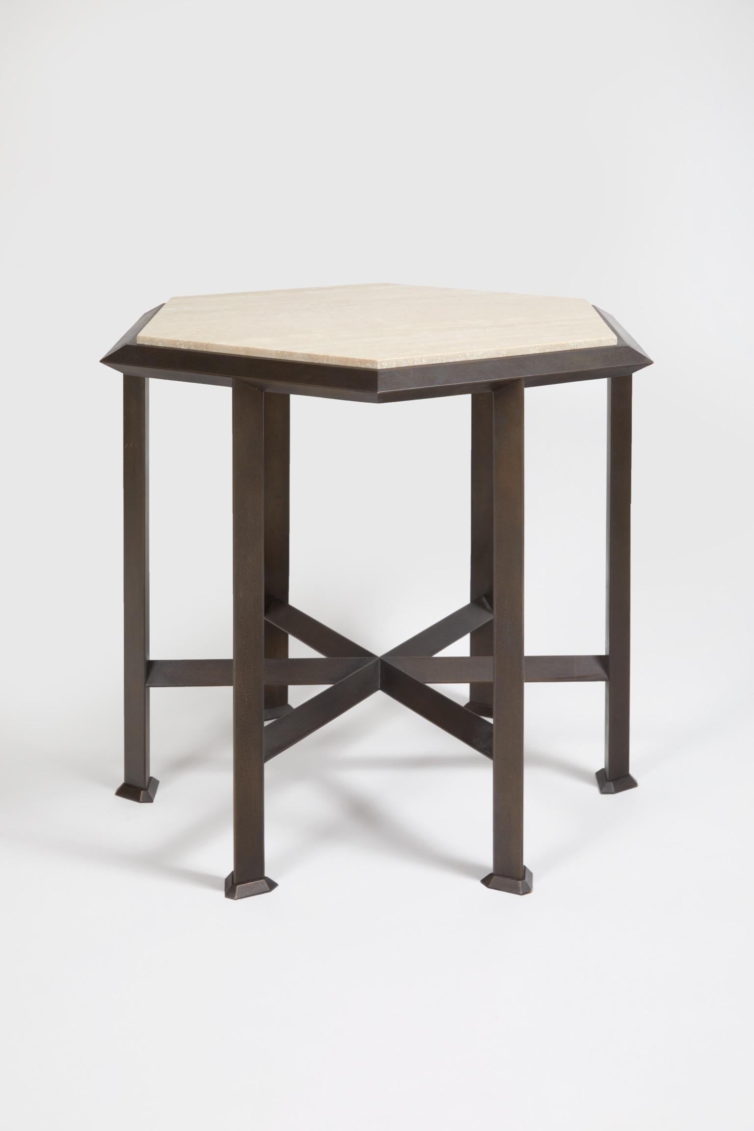 French Small Pedestal Table 