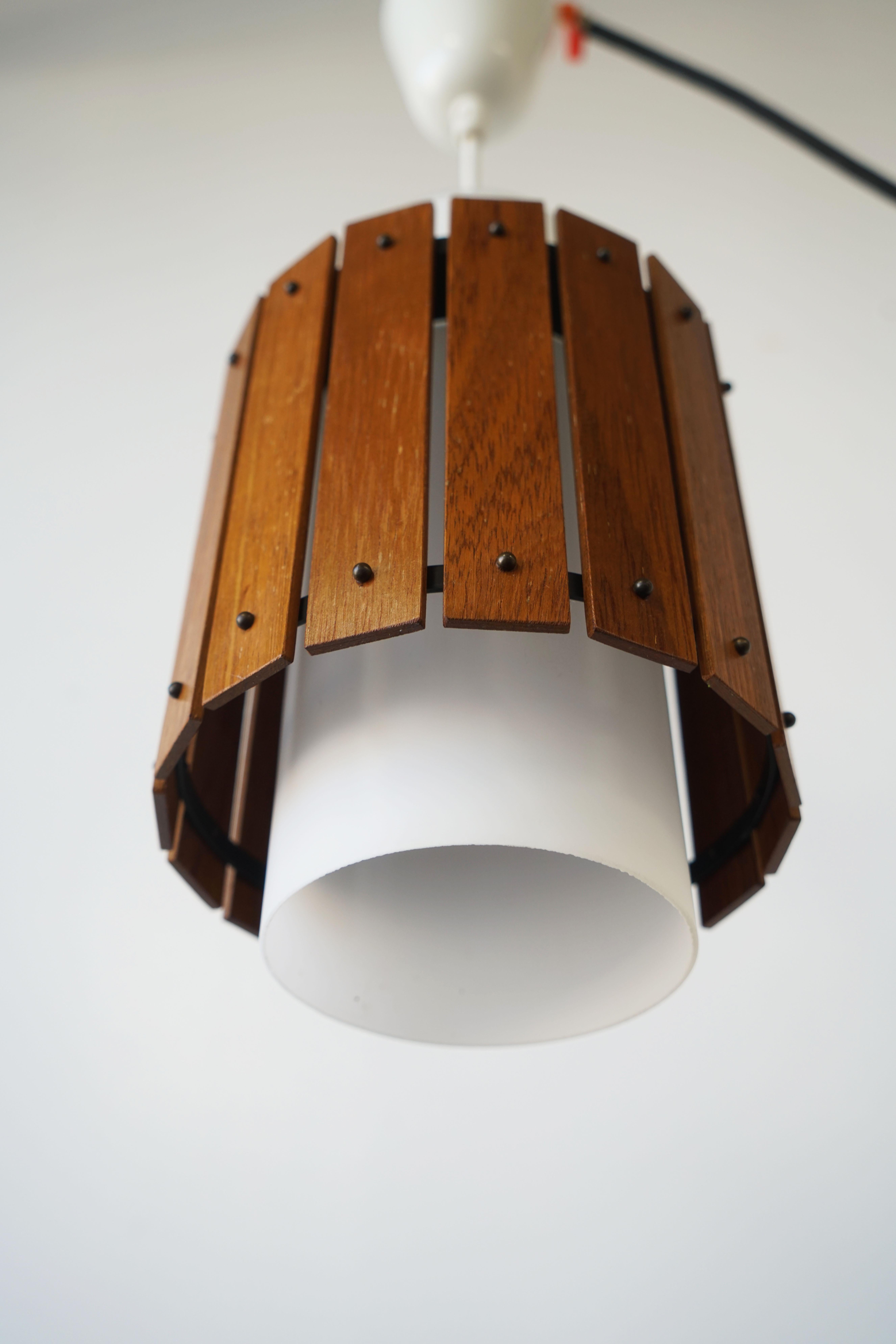 Small Pendant lamp Maria Lindeman for Idman, 1950's Scandinavian Modern For Sale 2