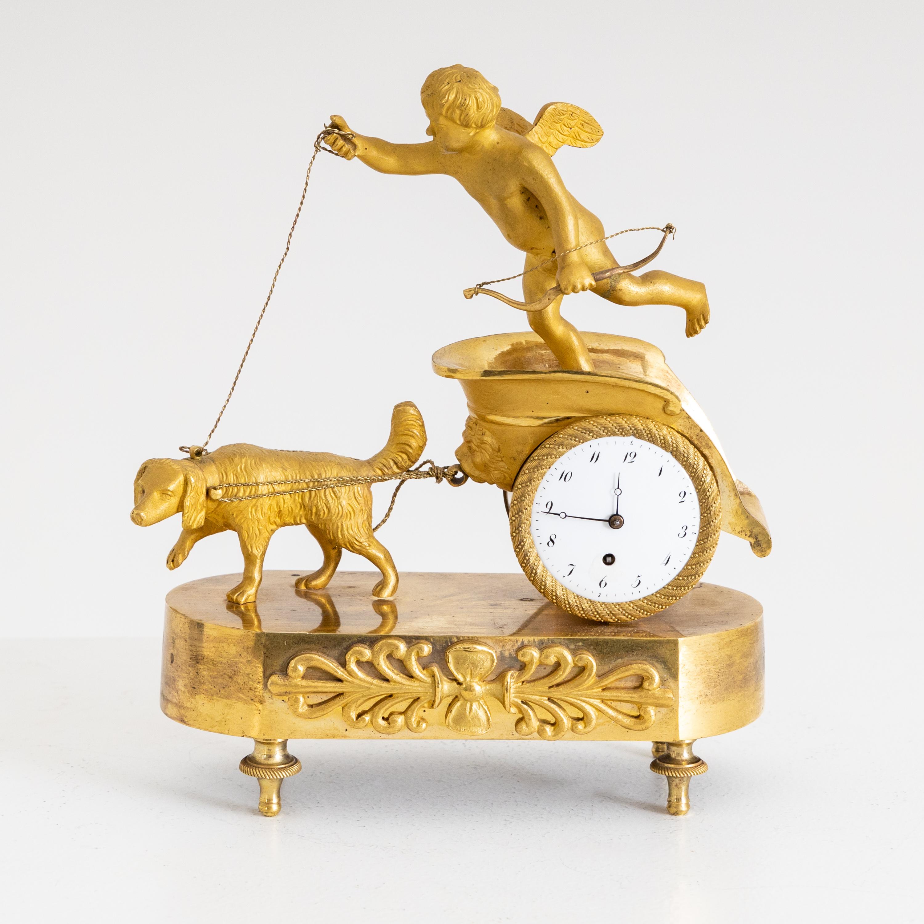 Small Pendule, Sig. Paillard à Paris, France, First Half of the 19th Century In Good Condition In Greding, DE