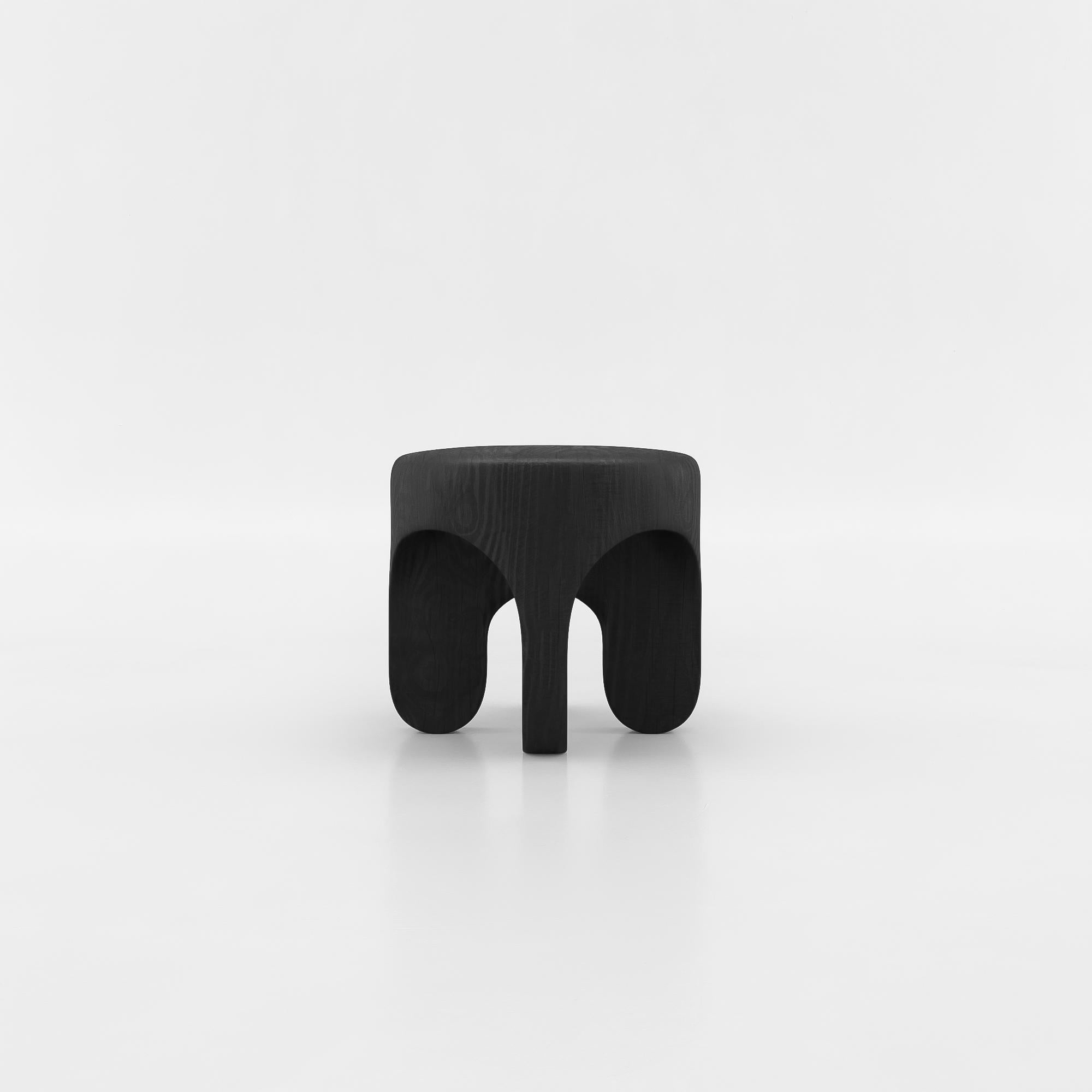 Small penek stool by Vladimir Naumov
Dimensions: H 30 x W 32 x L 32 cm
Materials: Black oak

