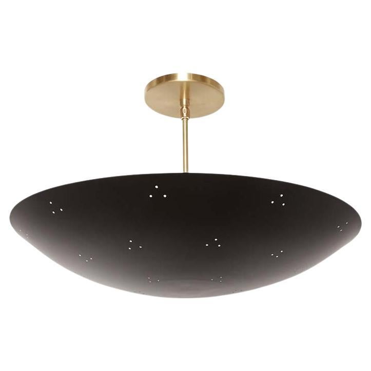 Small Perforated Alta Brass Dome Chandelier by Lawson-Fenning