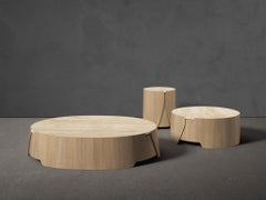 Small Perianth Natural Oak Table by Haymann Editions