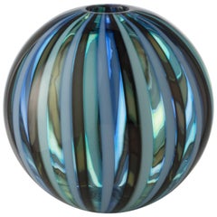 Small Perles 2 Vase in Hand Blown Murano Glass by Salviati