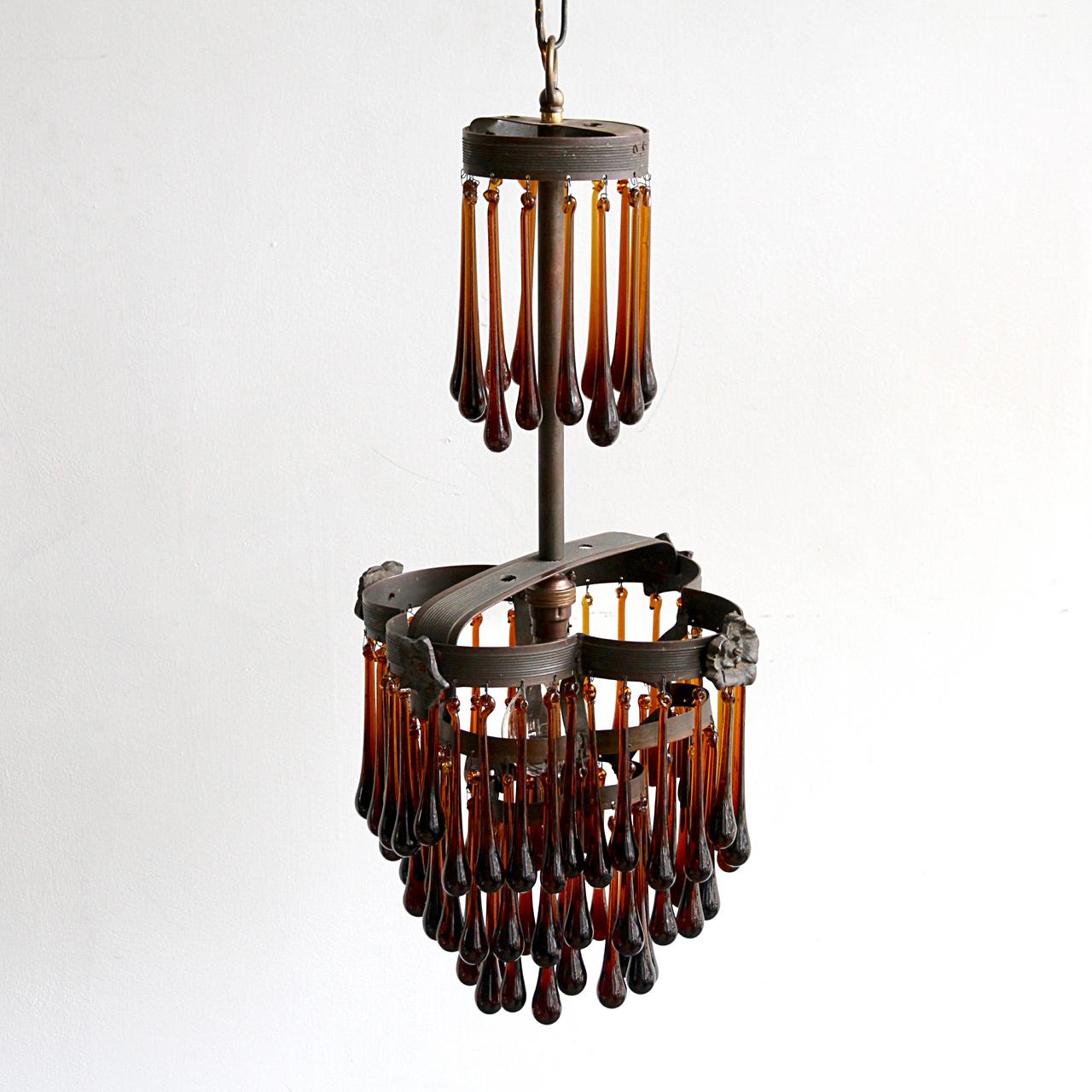 French Small Petal Waterfall Chandelier