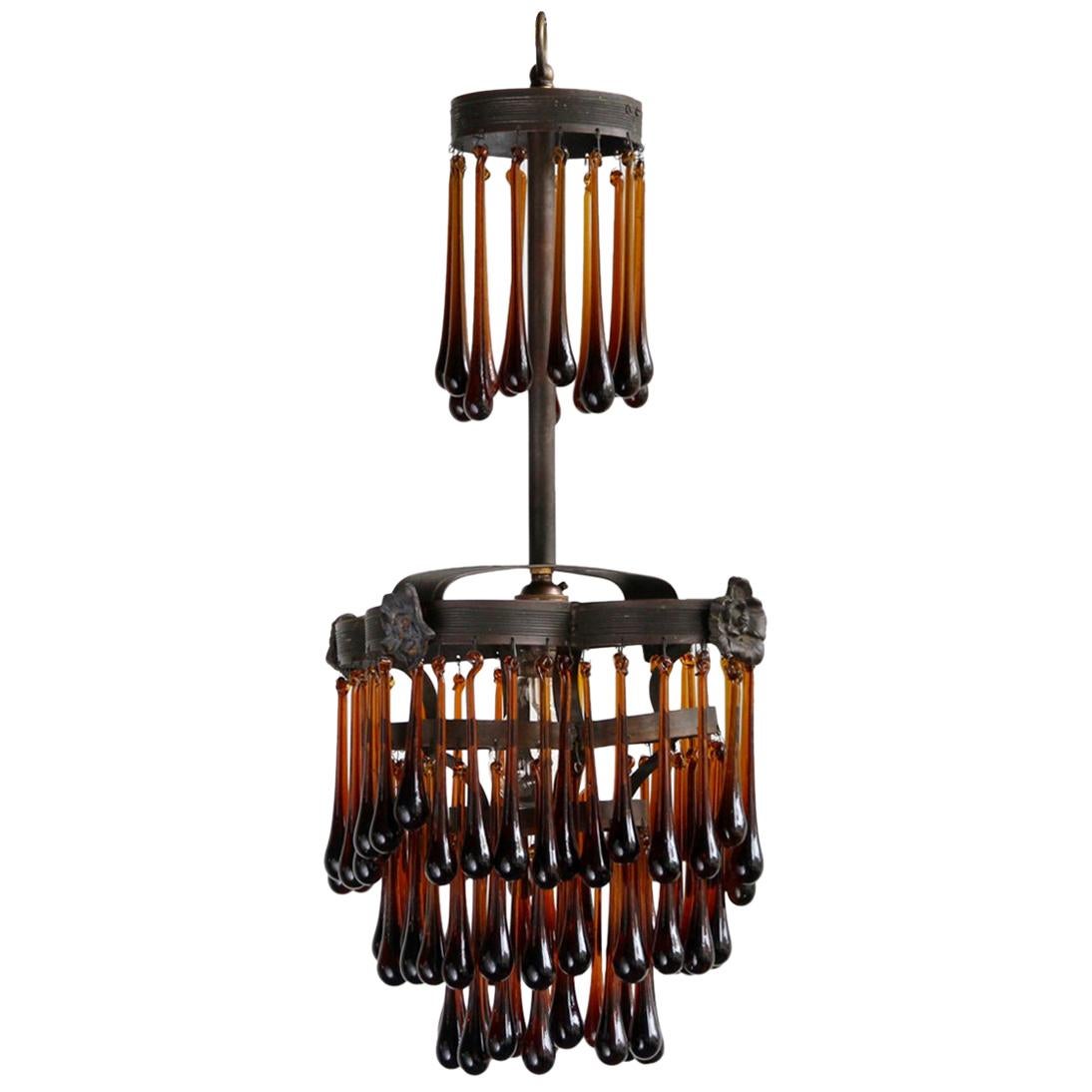 Small Petal Waterfall Chandelier