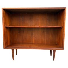 Small Petite Danish Midcentury Bookcase in Walnut