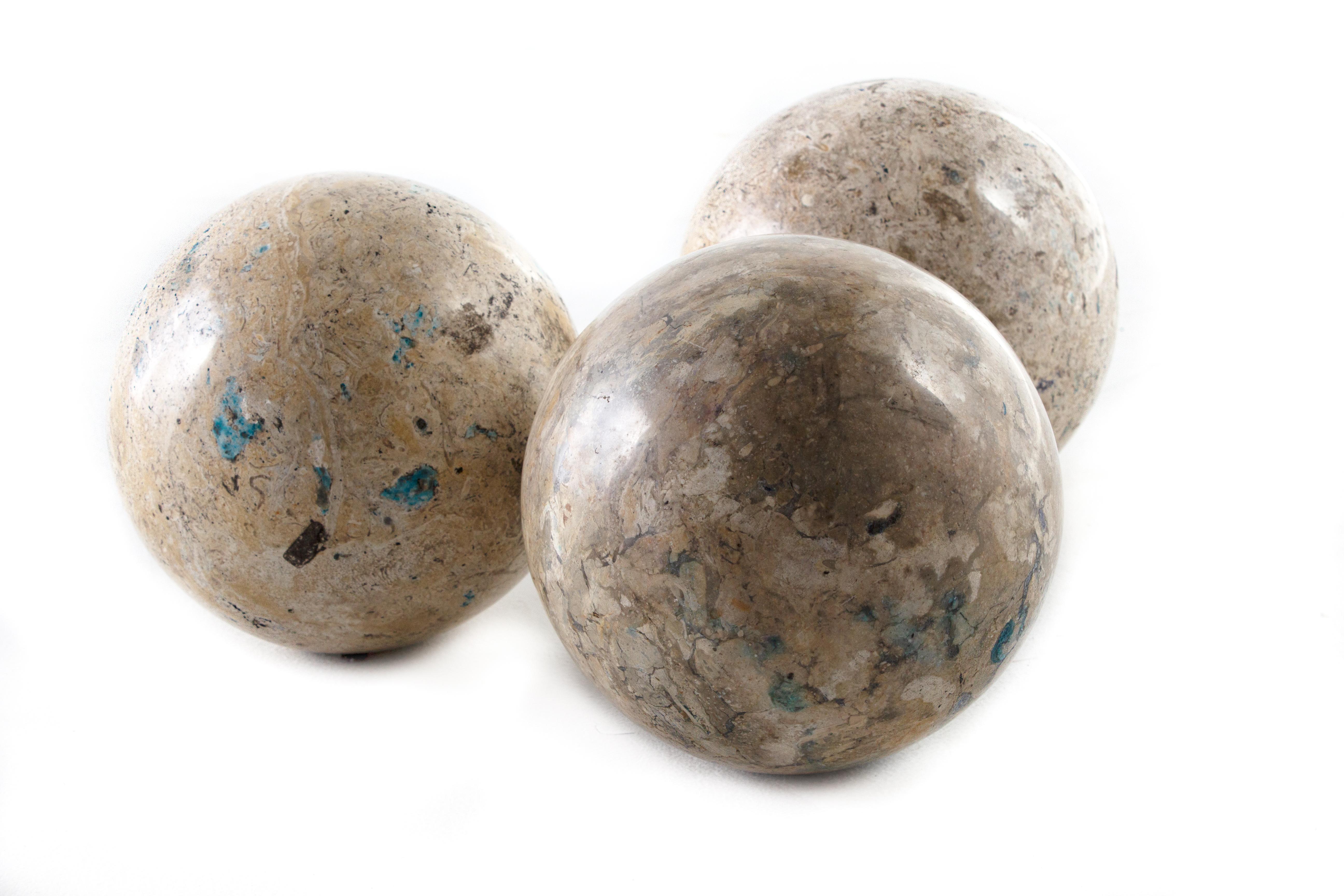 20th Century Small Petrified Wood Sphere Accessory