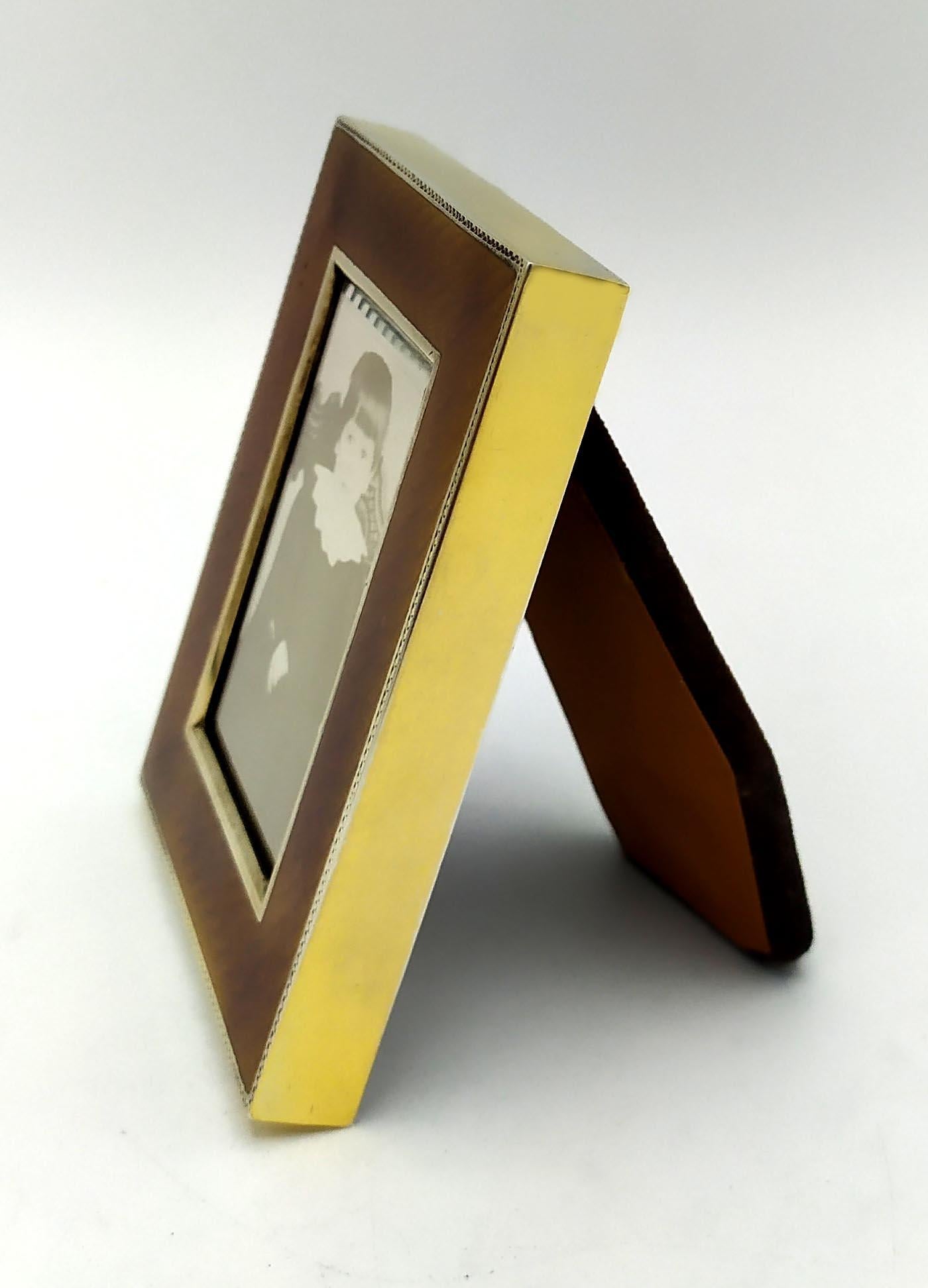 Art Nouveau Small Picture Frame Rectangular English style, early 1900s. Salimbeni For Sale