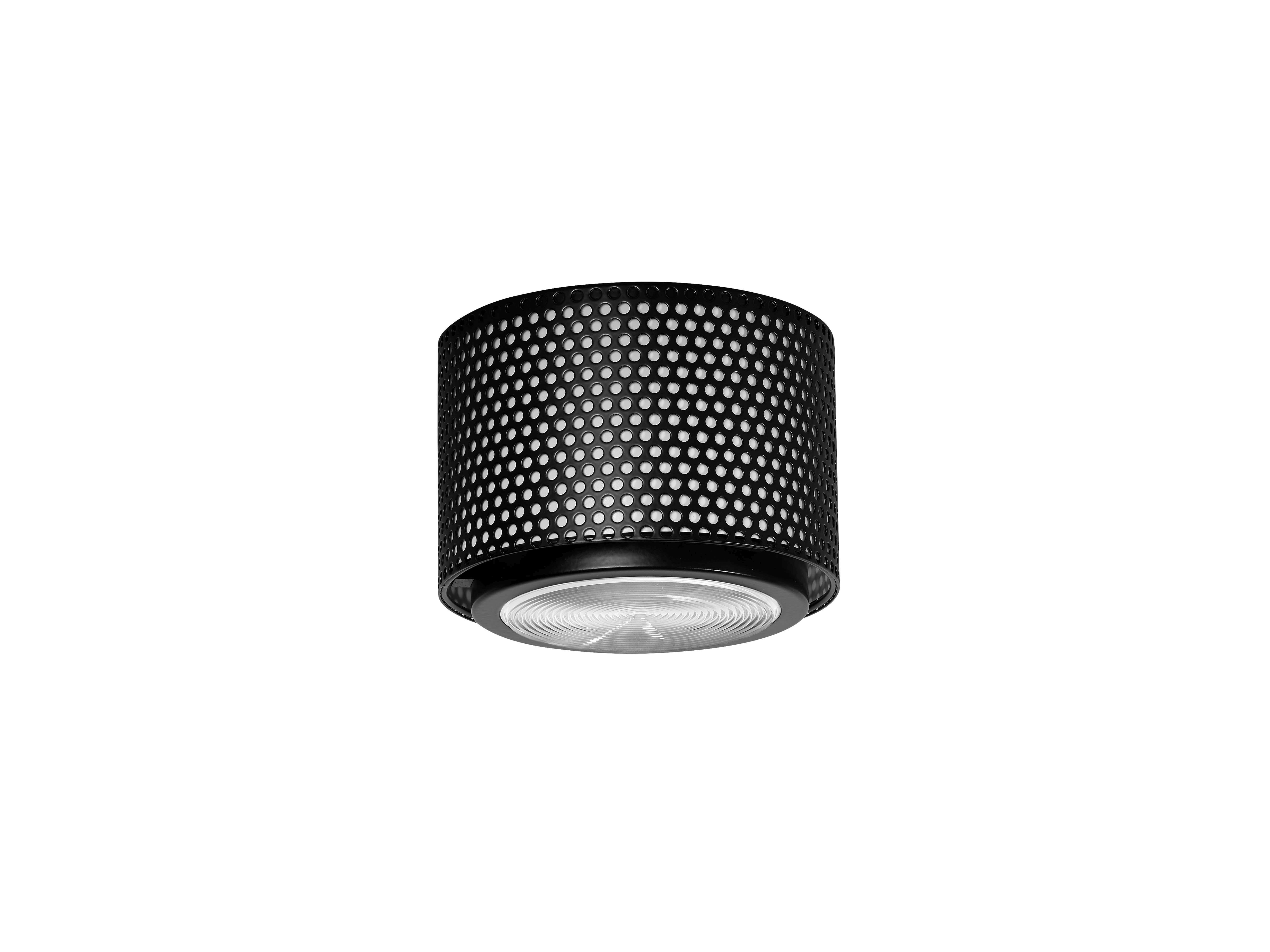 Small Pierre Guariche 'G13' Wall or Ceiling Light for Sammode Studio in Black For Sale 2