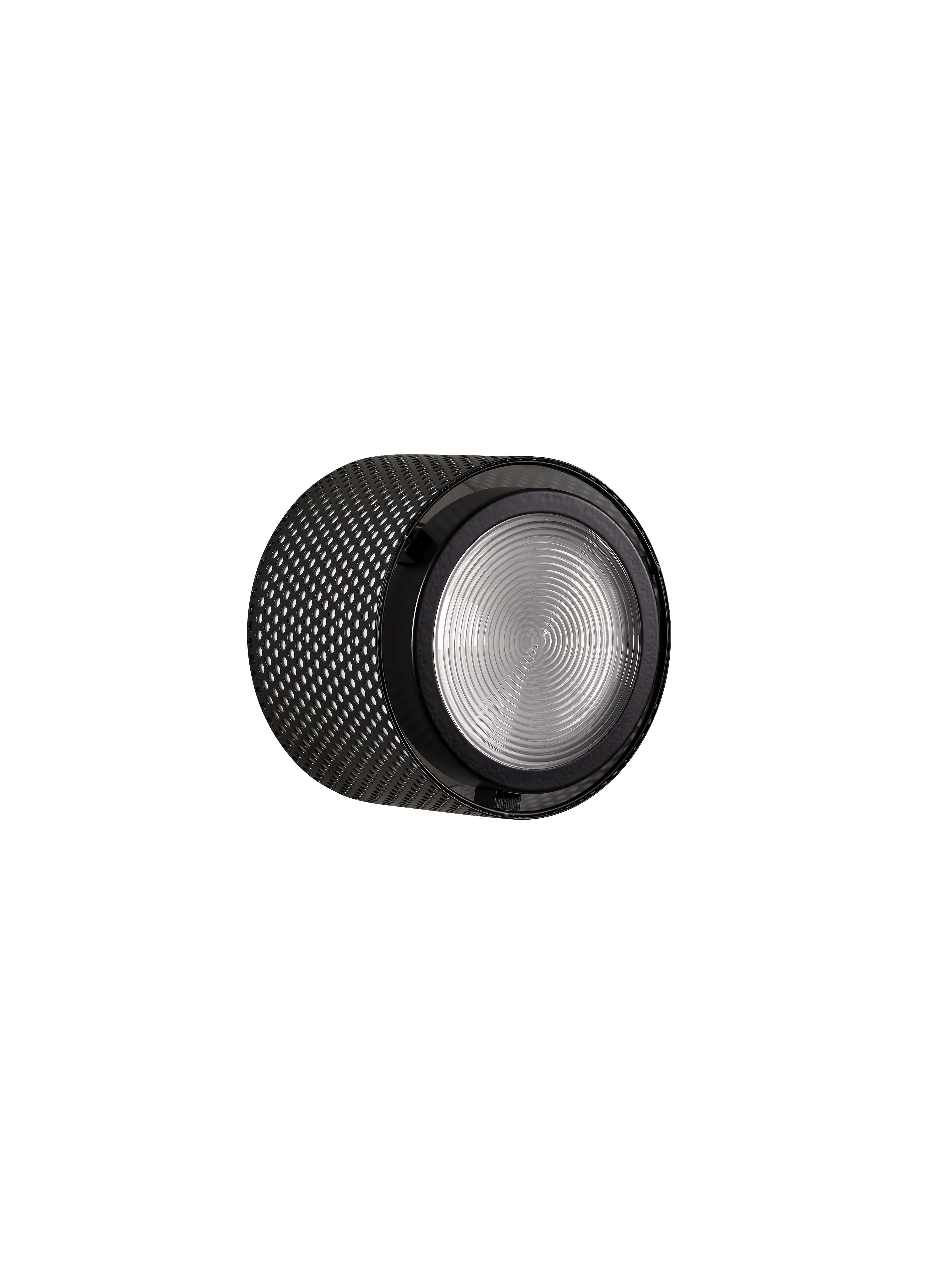 Small Pierre Guariche 'G13' Wall or Ceiling Light for Sammode Studio in Black For Sale 5