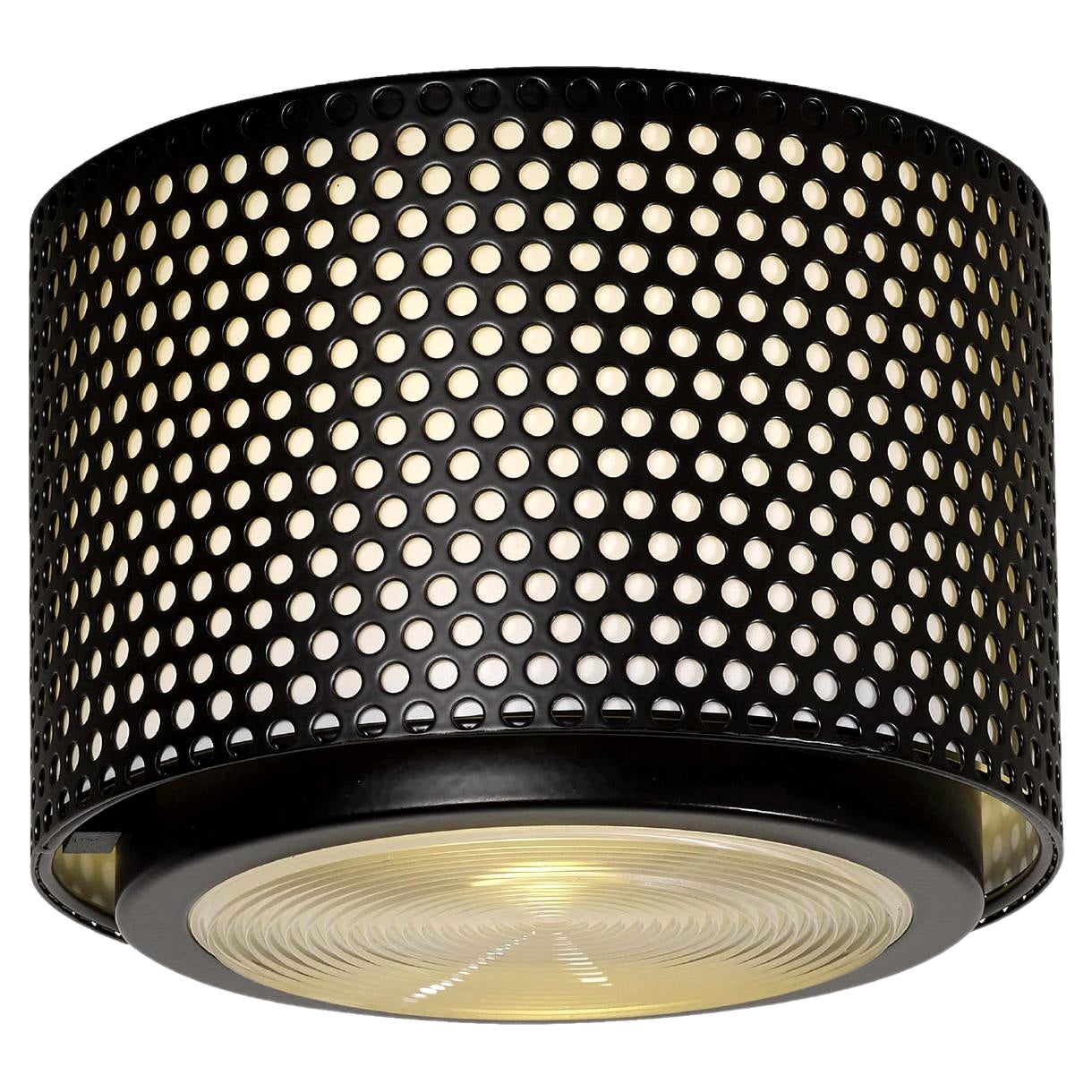 Petite applique ou plafonnier 'G13' de Pierre Guariche pour Sammode Studio en noir en vente