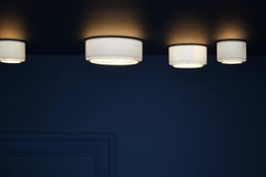 Small Pierre Guariche 'G13' Wall or Ceiling Light for Sammode Studio in White