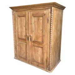 Small Pine Armoire, French