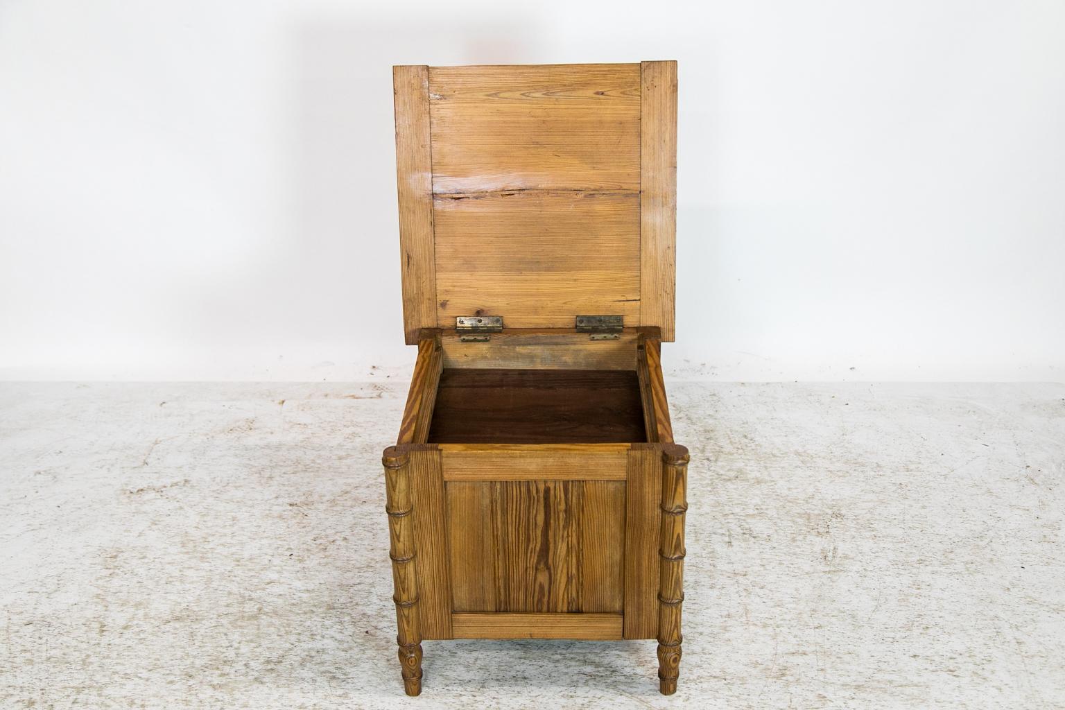 Late 19th Century Small Pine Commode