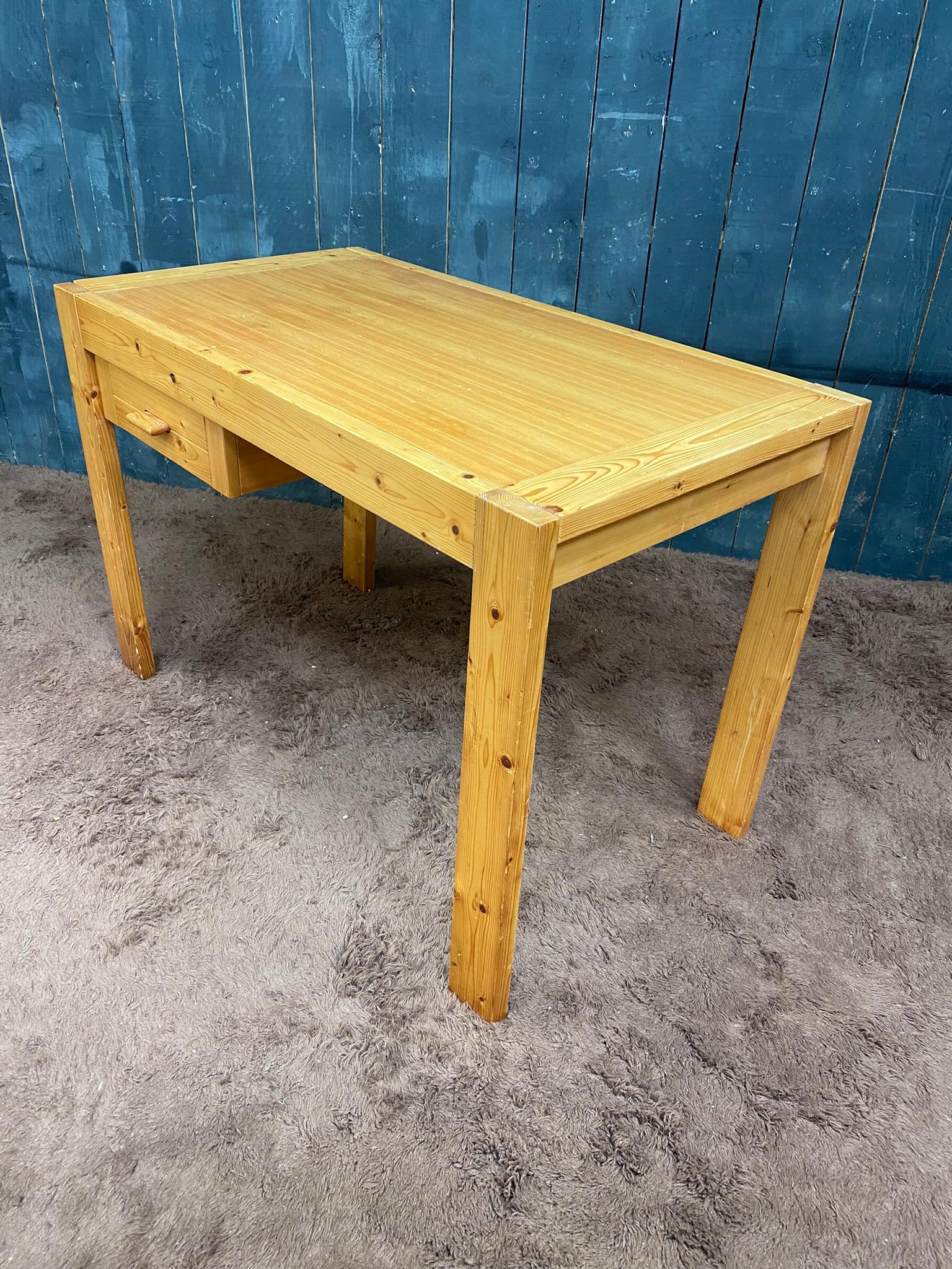 Small Pine Desk Table in the 