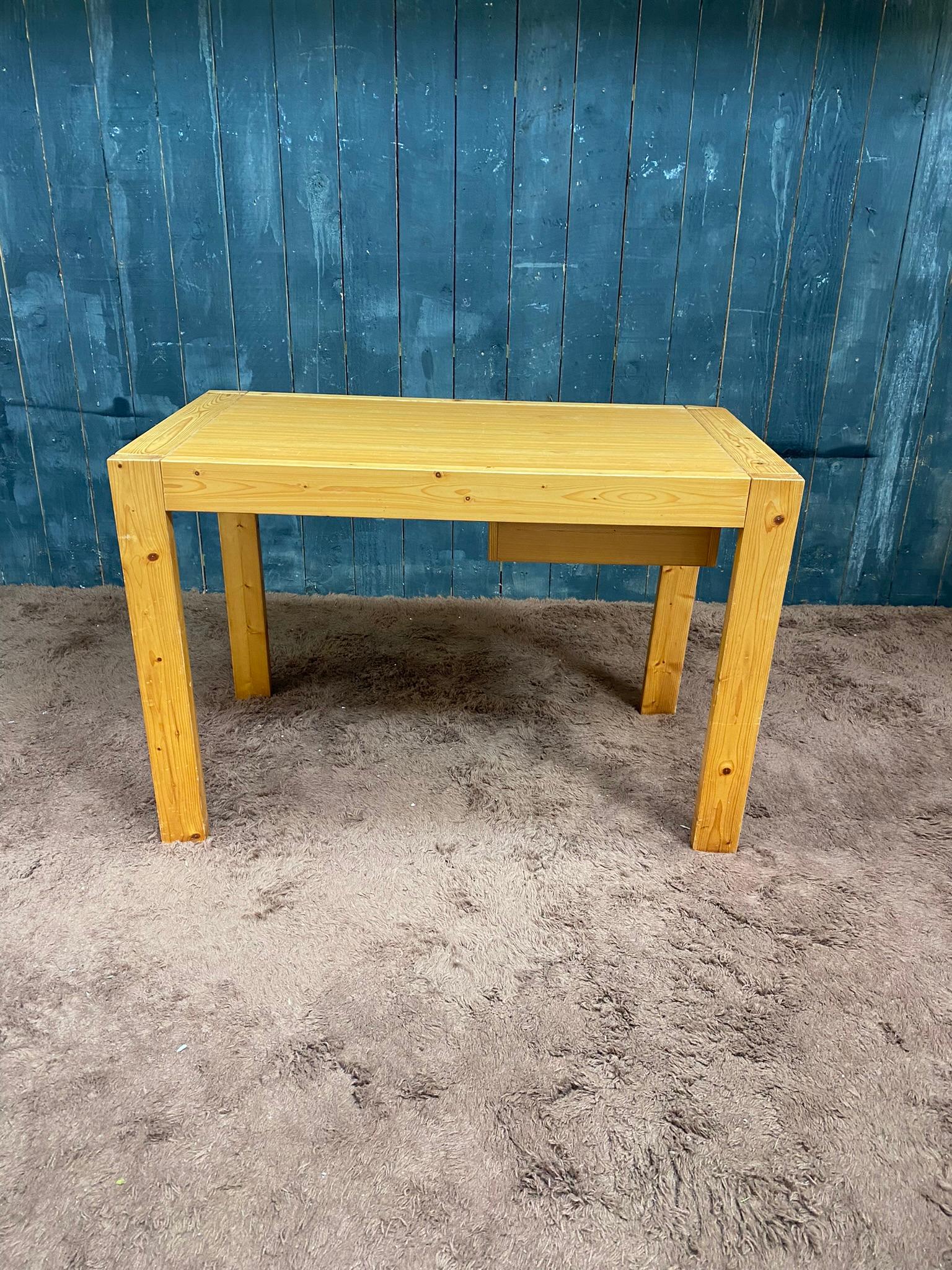 Mid-20th Century Small Pine Desk Table in the 